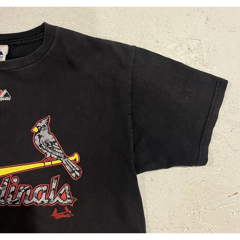 Vintage Y2K Majestic St Louis Cardinals Matt Holliday Shirt‎ Youth XL Mens S
